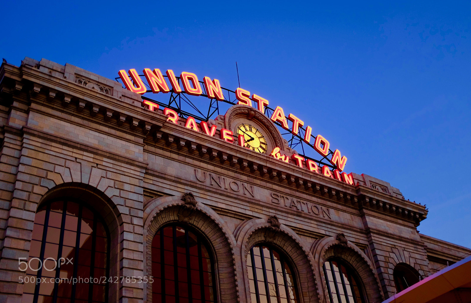 Fujifilm X100S sample photo. Union station denver photography