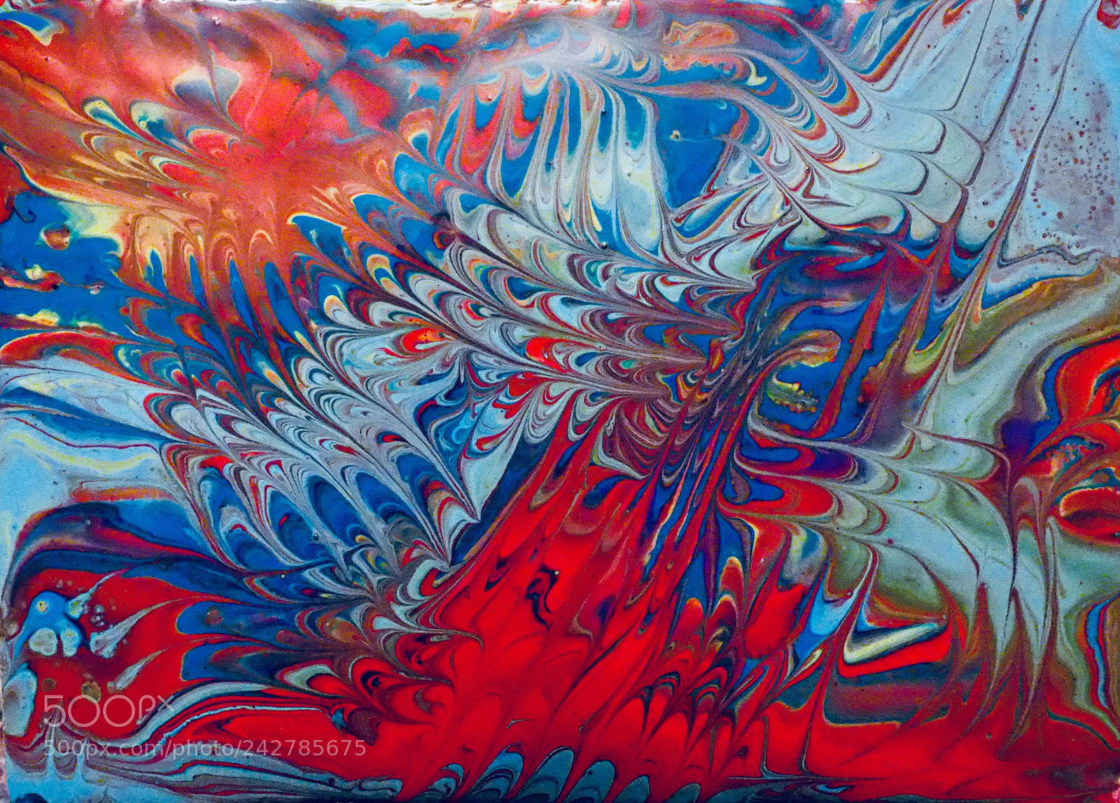 Olympus OM-D E-M1 sample photo. Fluid painting acrylics.. photography