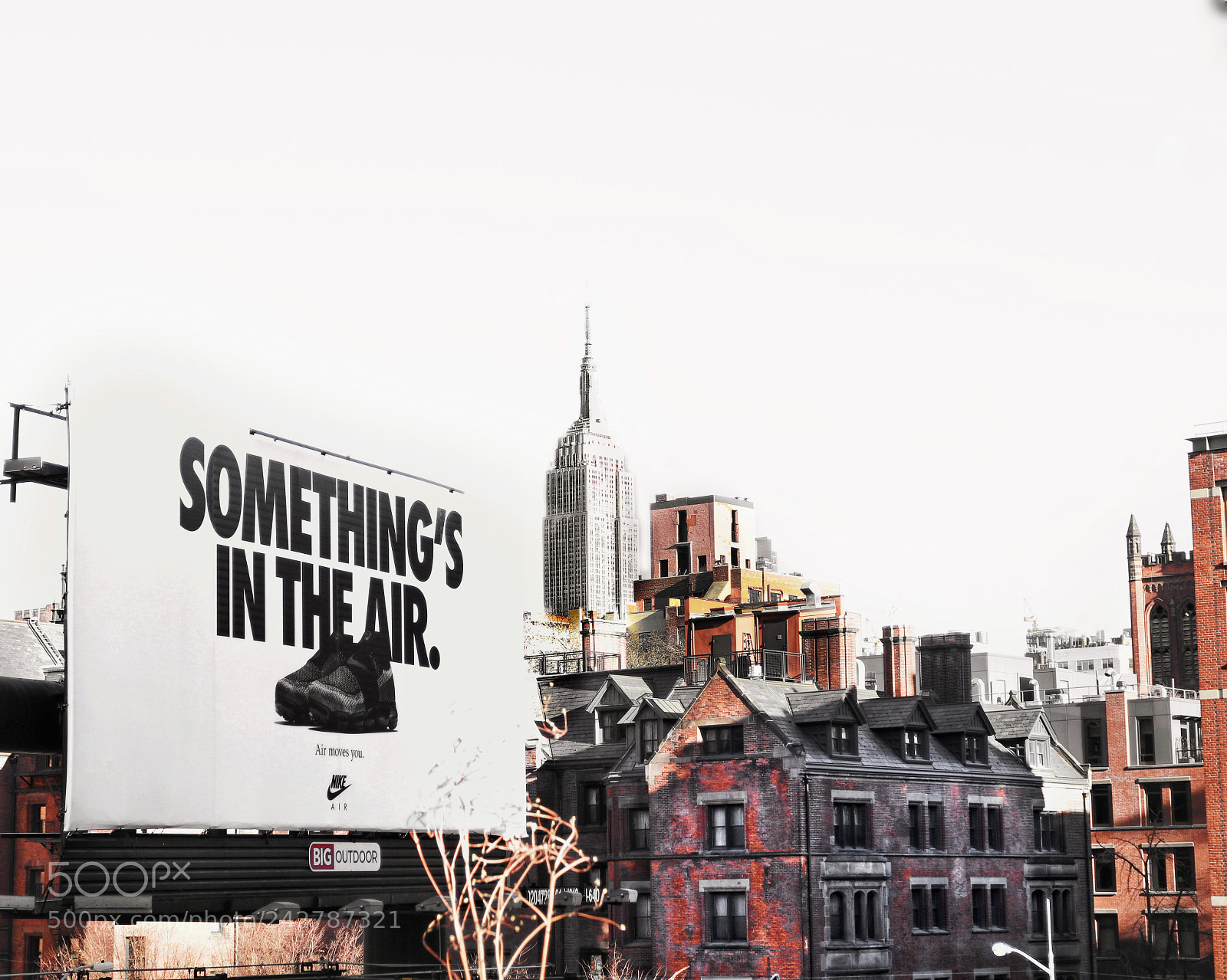 Canon EOS 7D Mark II sample photo. Nike + empire state building photography