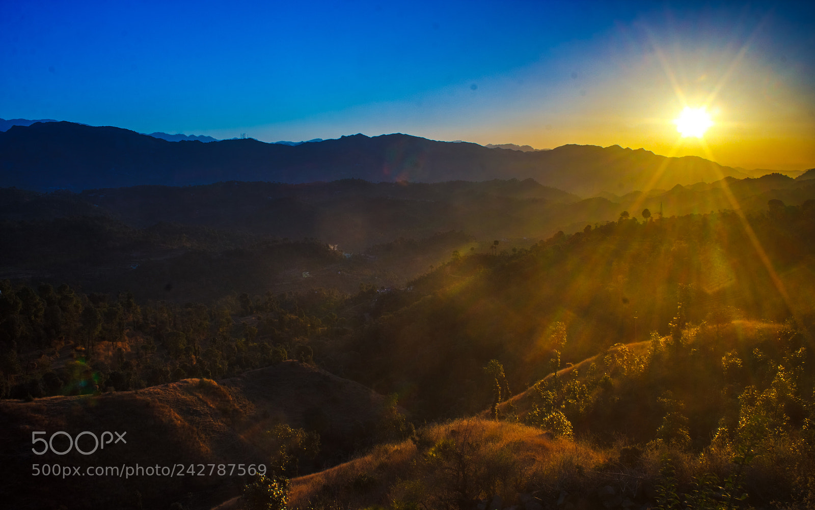 Canon EOS 550D (EOS Rebel T2i / EOS Kiss X4) sample photo. Sunrise near sarahan, himachal photography