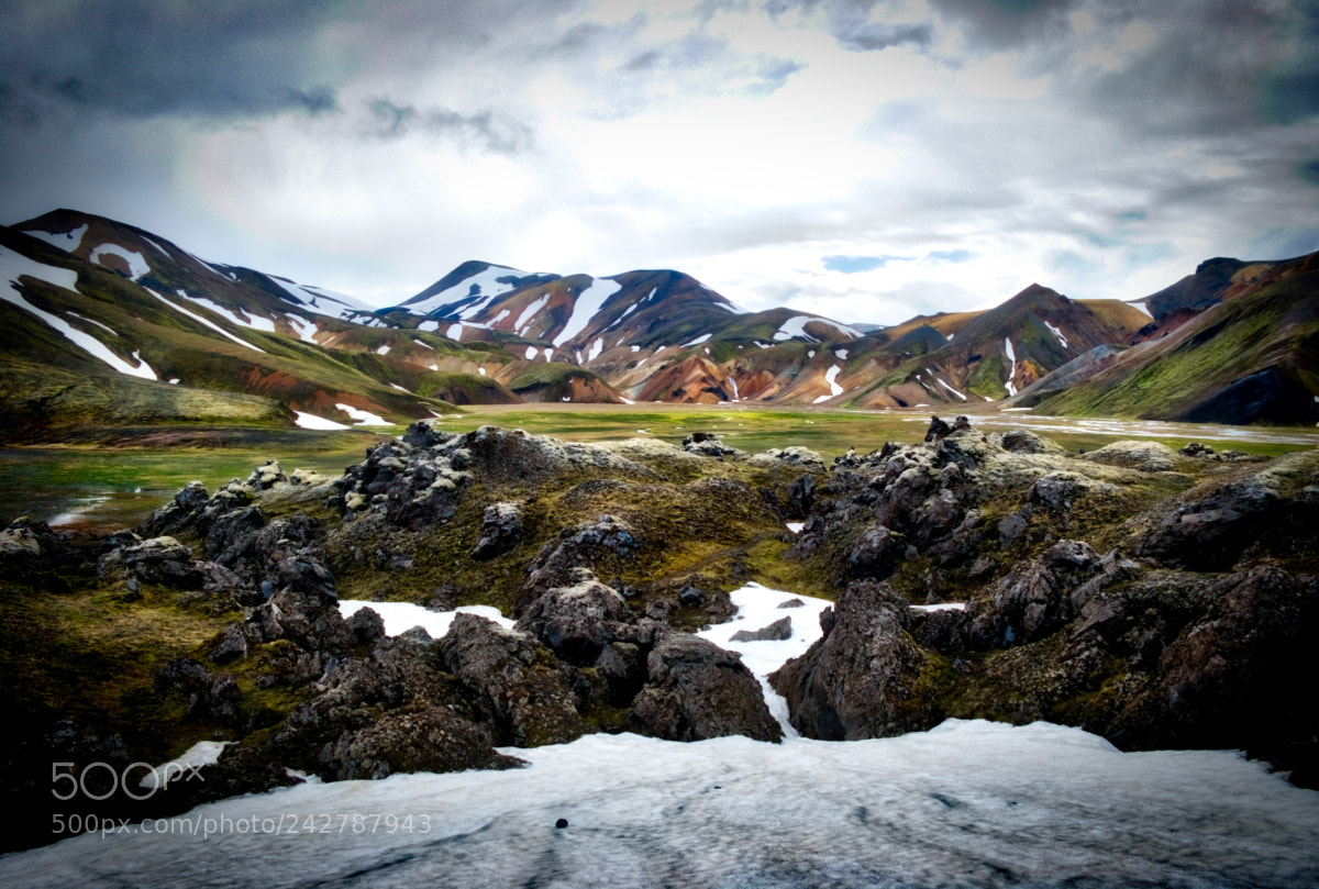 Nikon D80 sample photo. Magical colors of landmannalaugar photography