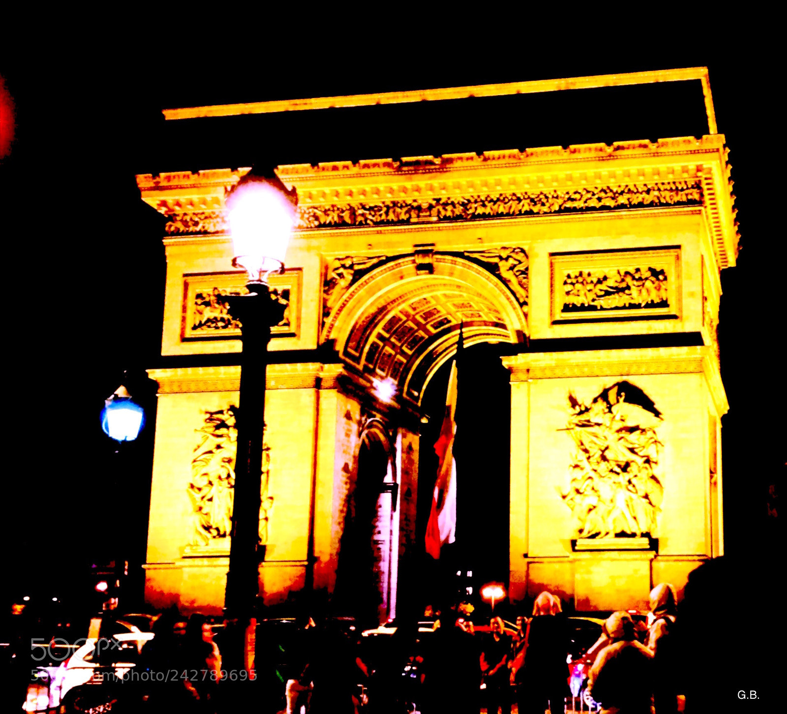 Apple iPhone 6 sample photo. Arc de triomphe photography