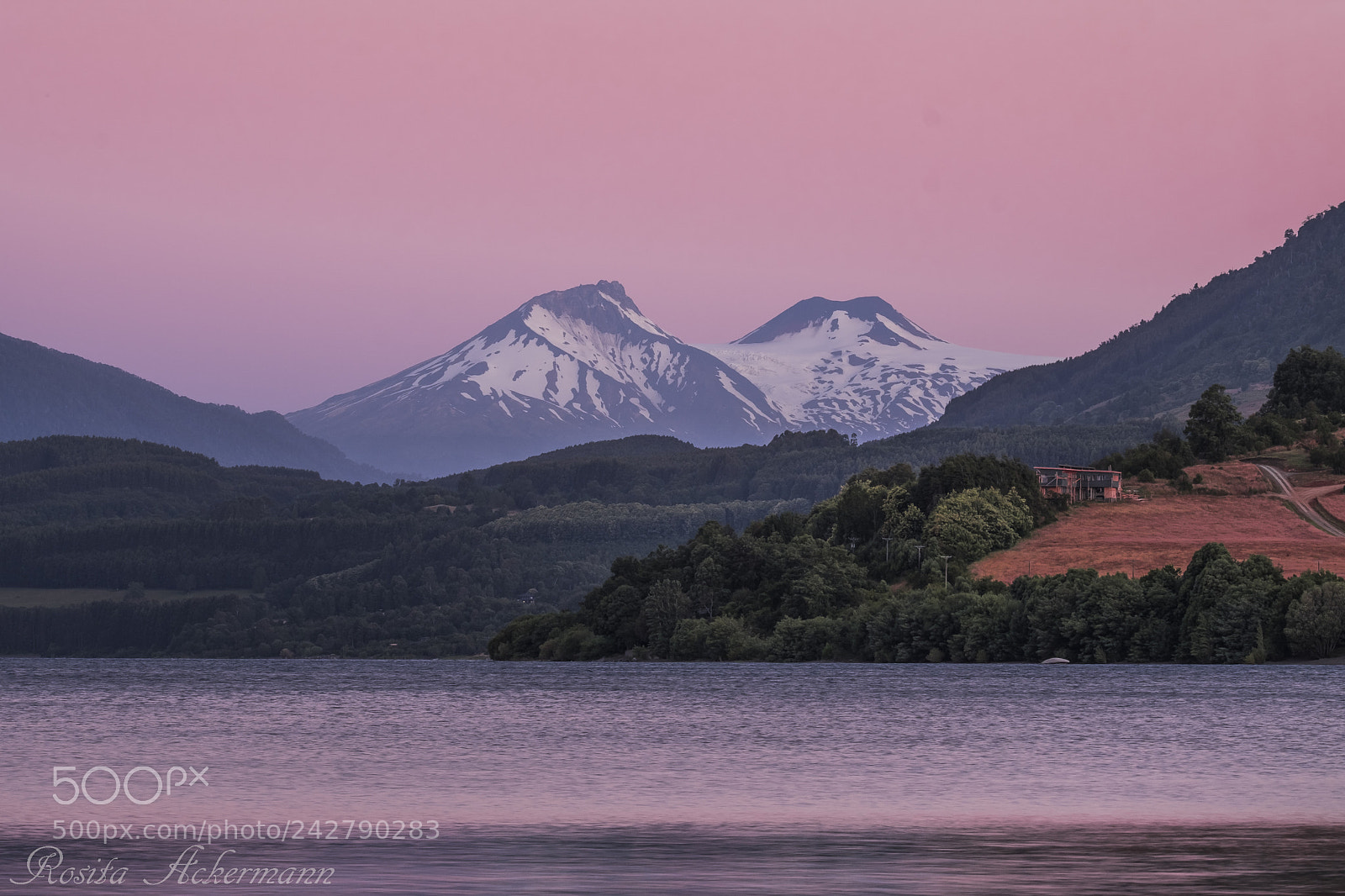 Fujifilm X-T20 sample photo. Choshuenco and mocho volcanoes photography