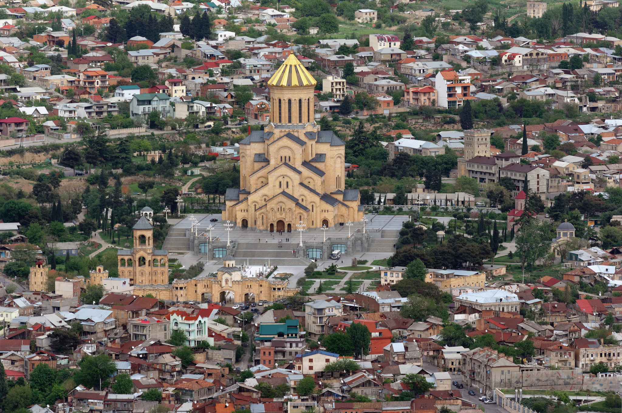 Sigma 50-200mm F4-5.6 DC OS HSM sample photo. Tbilisi. holy trinity cathedral (sameba) photography