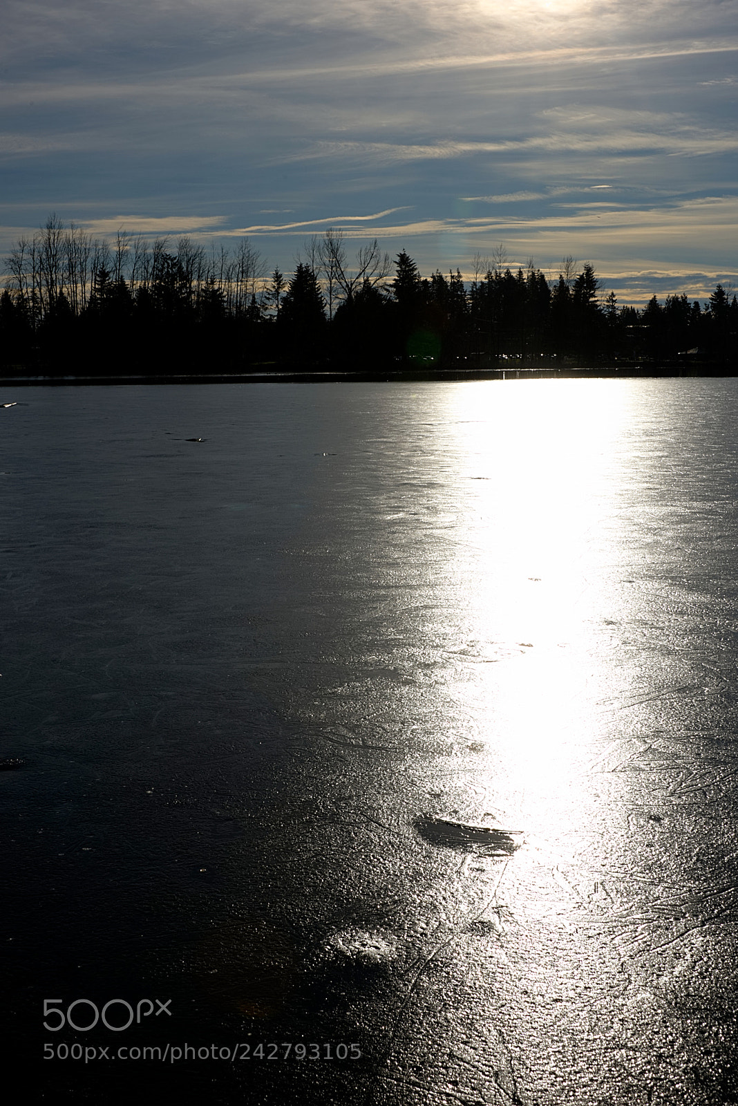 Nikon D810 sample photo. Mill lake with ice photography