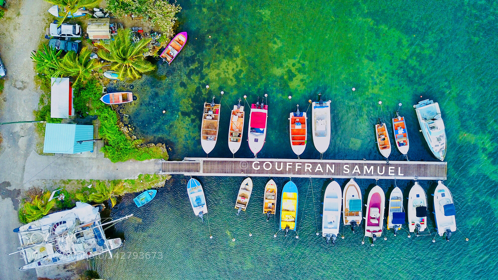 DJI FC220 sample photo. Port de pêche photography