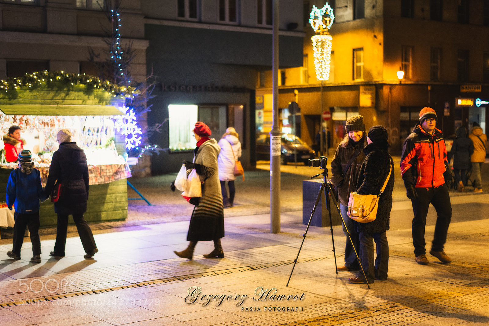 Nikon D800 sample photo. Rynek nocą. gliwice. photography