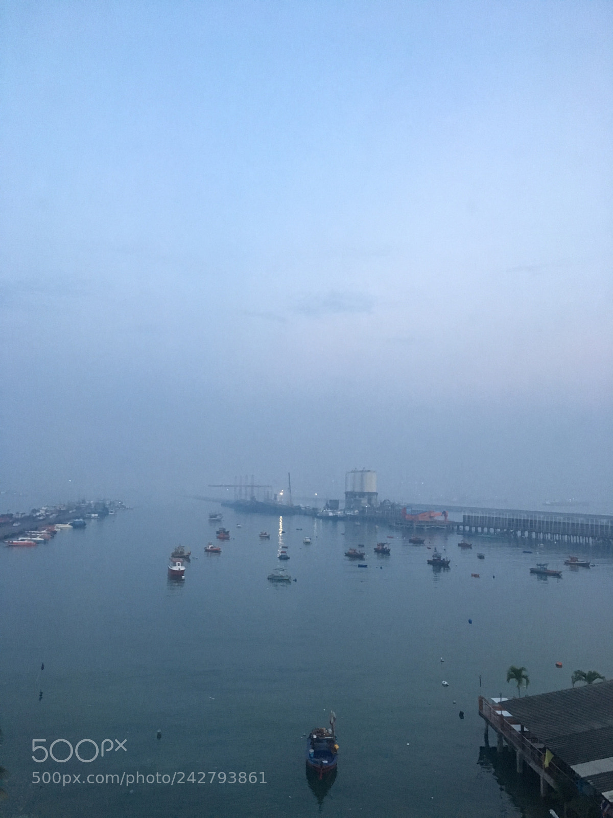 Apple iPhone 6s sample photo. Mist on the sea photography