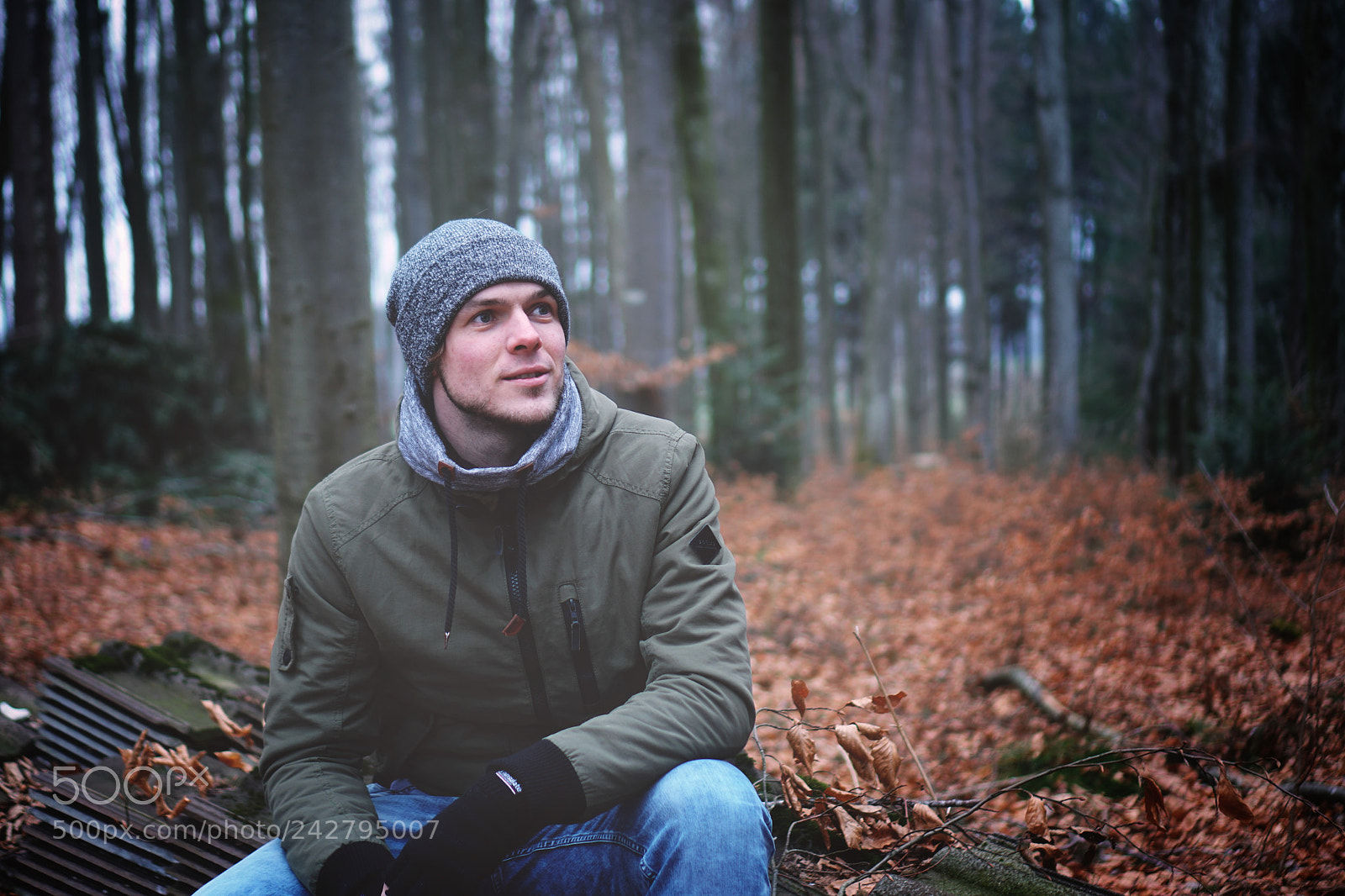Sony a6300 sample photo. Portrait in the wood photography