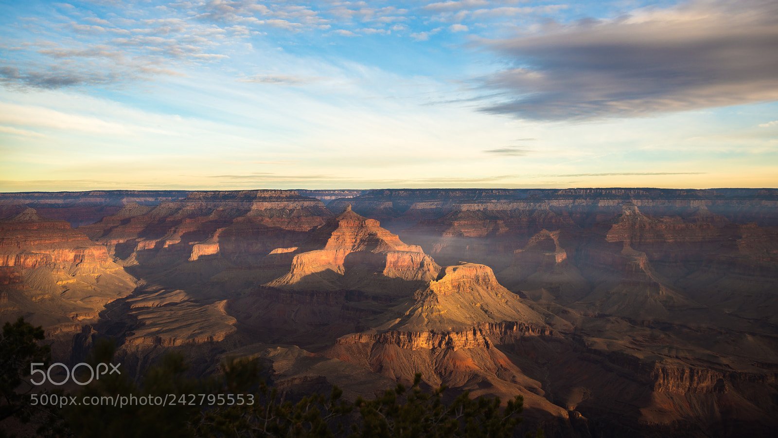 Nikon D800 sample photo. Sunrise at grand canyon photography
