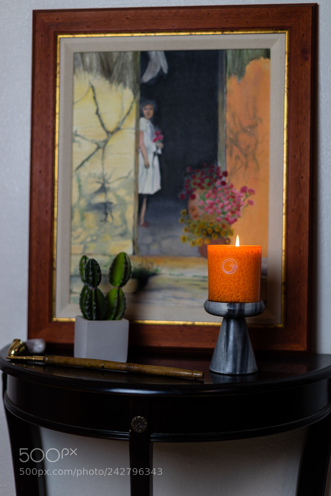Sony a7 II sample photo. Gyv mango candle. photography