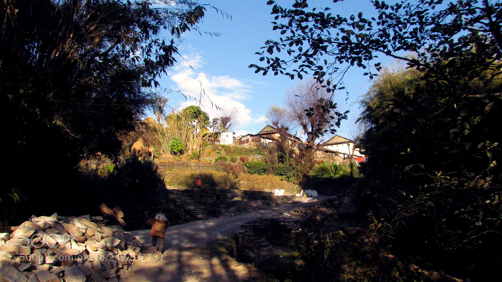 Canon PowerShot SX30 IS sample photo. Rural village of nepal photography
