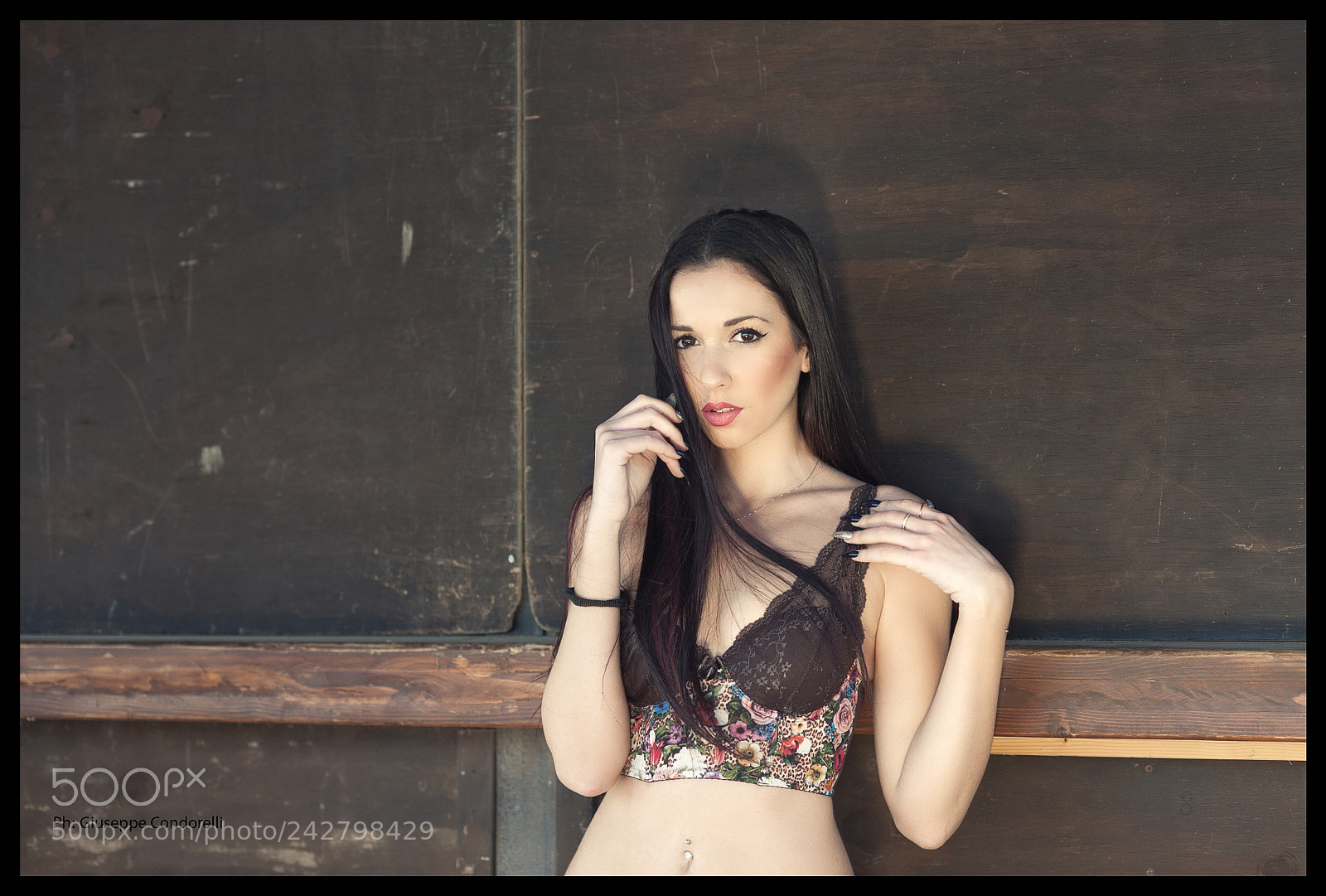 Nikon D700 sample photo. Wood girl photography