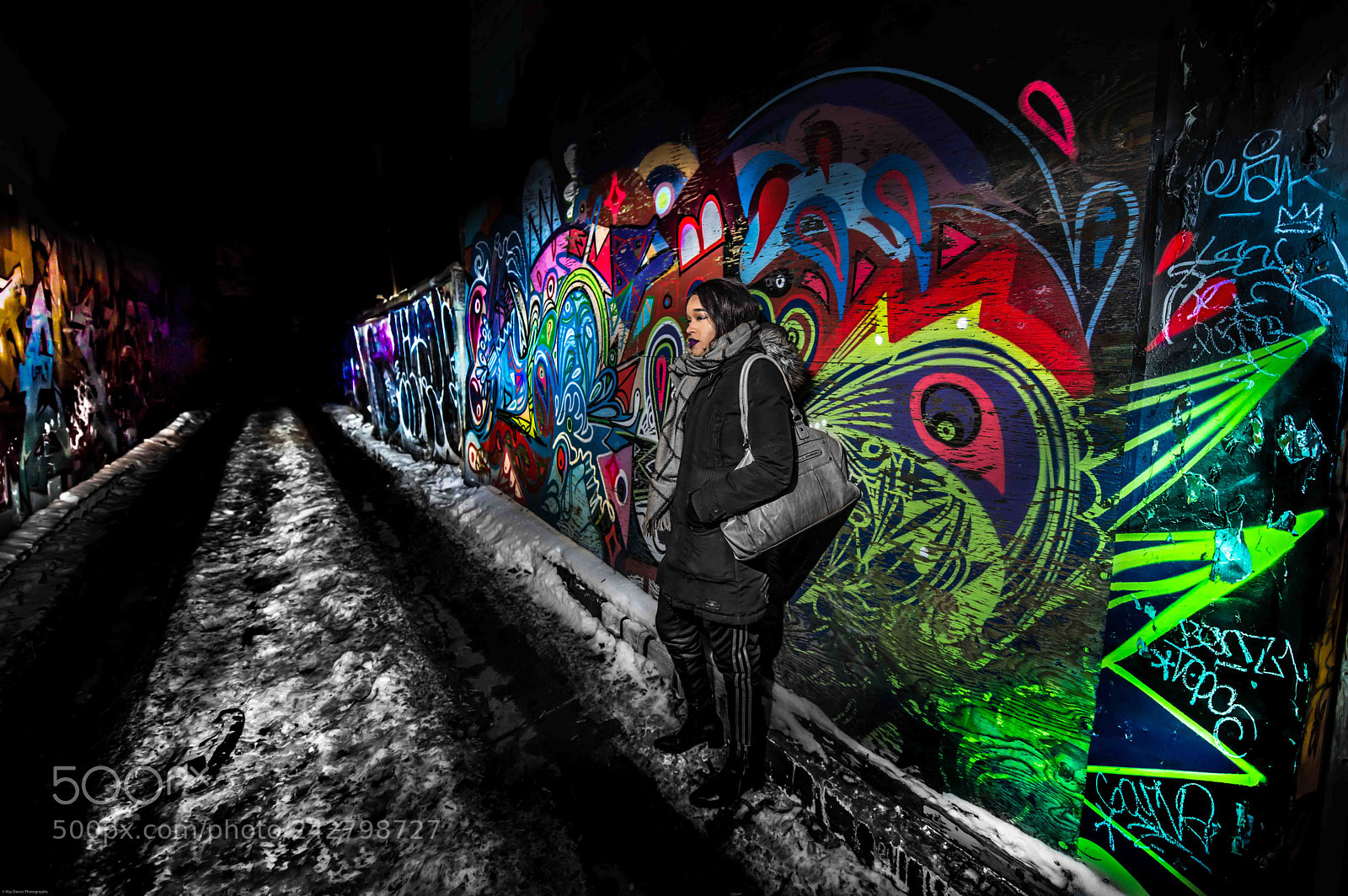 Nikon D810 sample photo. Graffiti lane photography