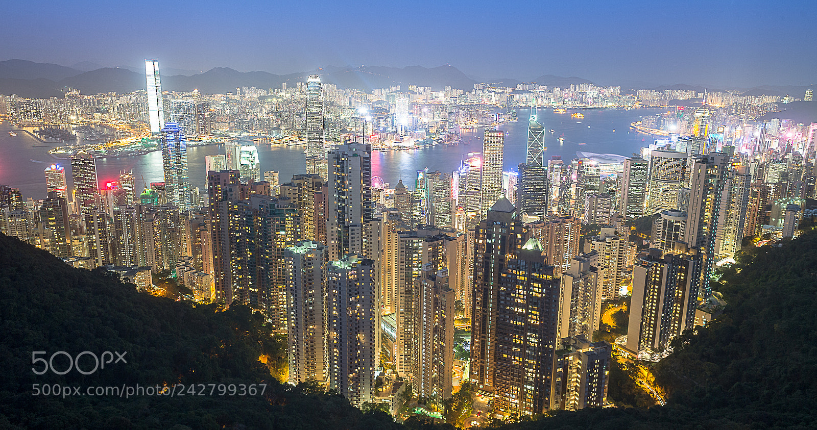 Nikon Df sample photo. View from victoria peak photography