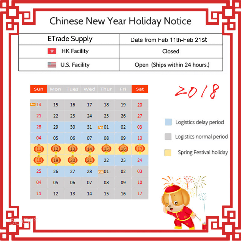 Chinese New Year Holiday Notice