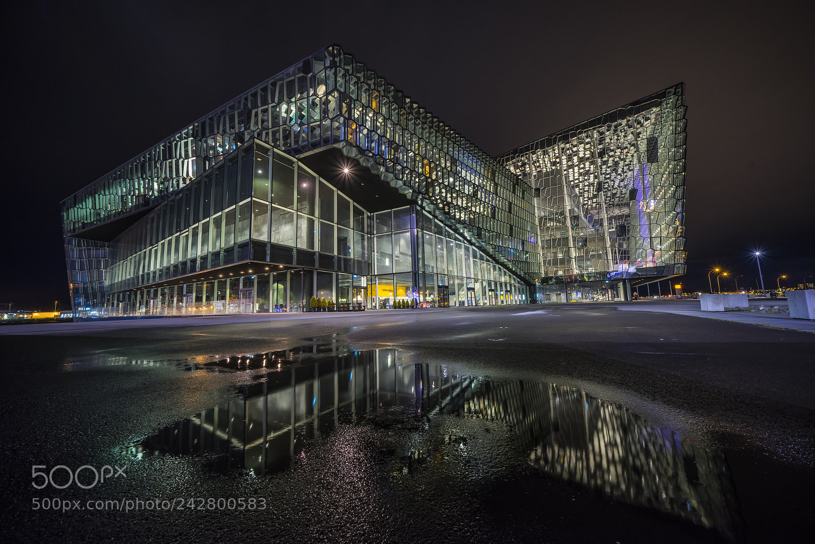 Sony a7R sample photo. Harpa concert hall and photography