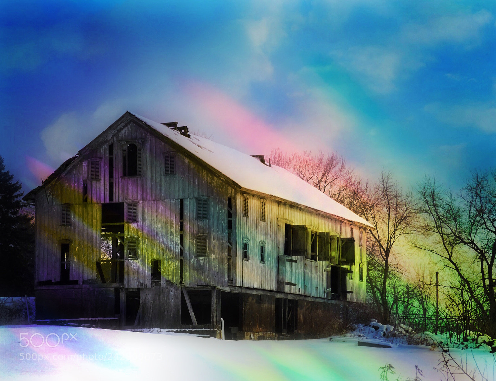 Nikon Coolpix P530 sample photo. Cold barn photography