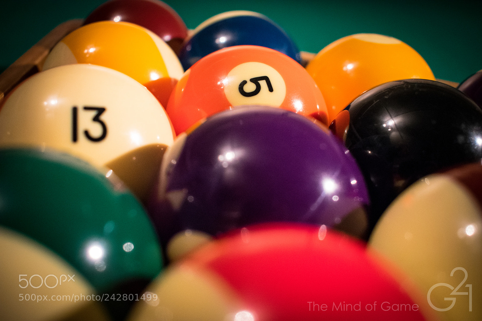 Nikon D3400 sample photo. Pool balls - edited photography