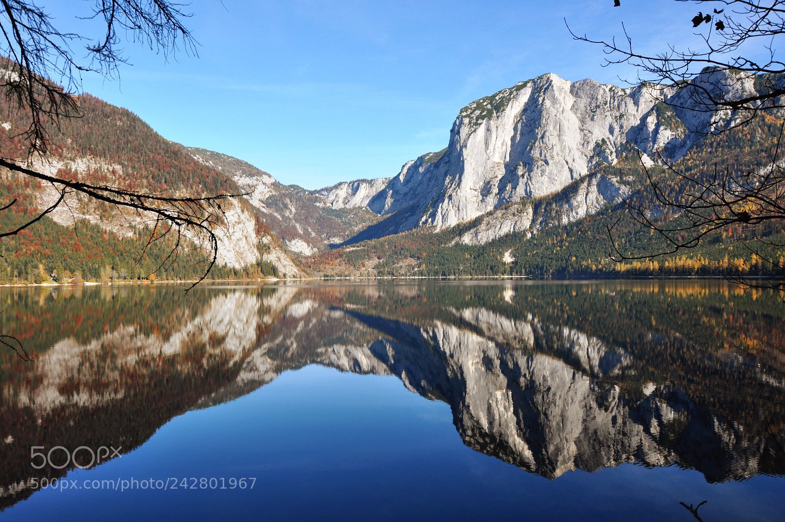 Nikon D90 sample photo. Reflection of mountains in photography