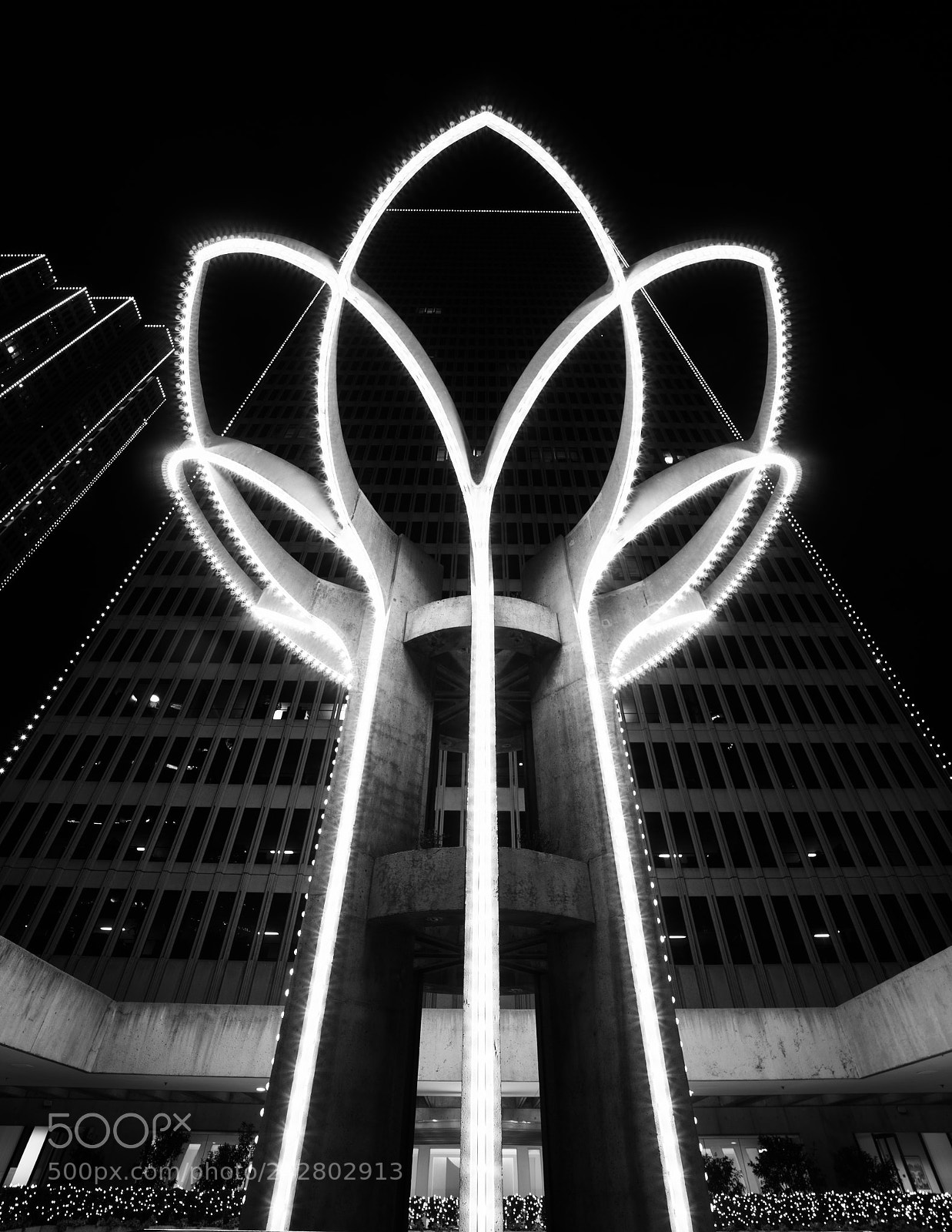 Sony a7 sample photo. Embarcadero center at night photography