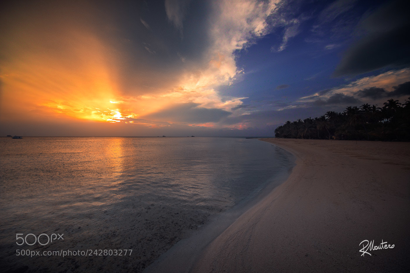 Nikon D810 sample photo. Sunset in paradise photography
