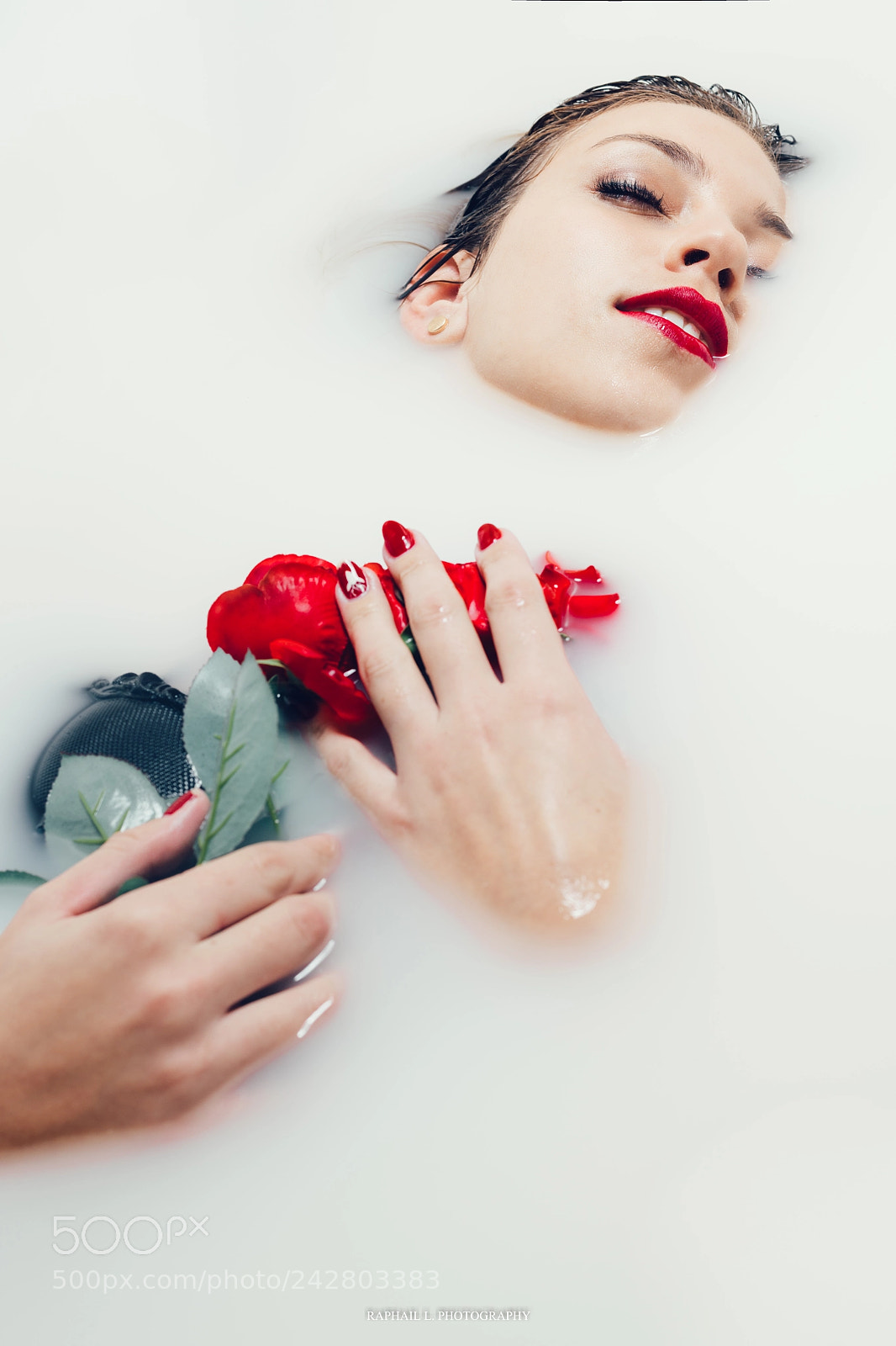 Nikon D850 sample photo. Milk bath photography