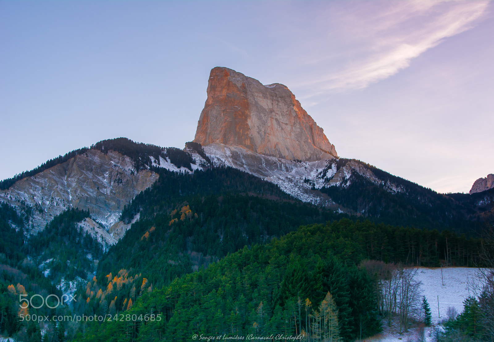 Nikon D7100 sample photo. Le mont aiguille, tri photography
