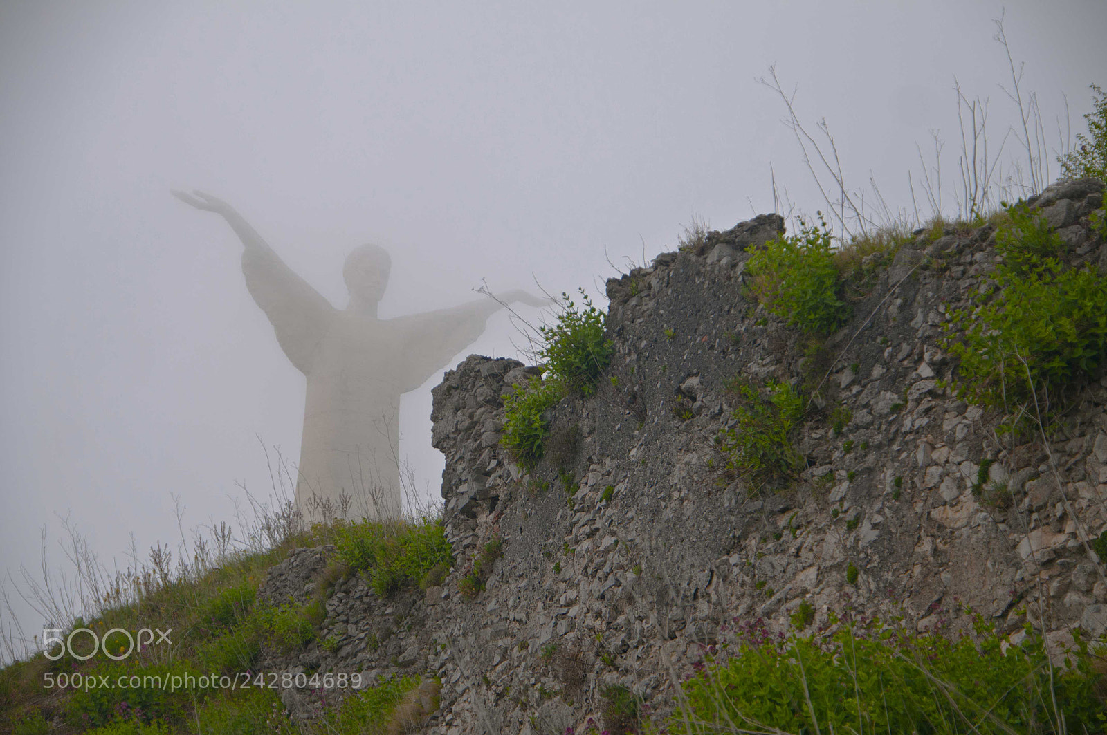 Nikon D300 sample photo. Il cristo di maratea photography