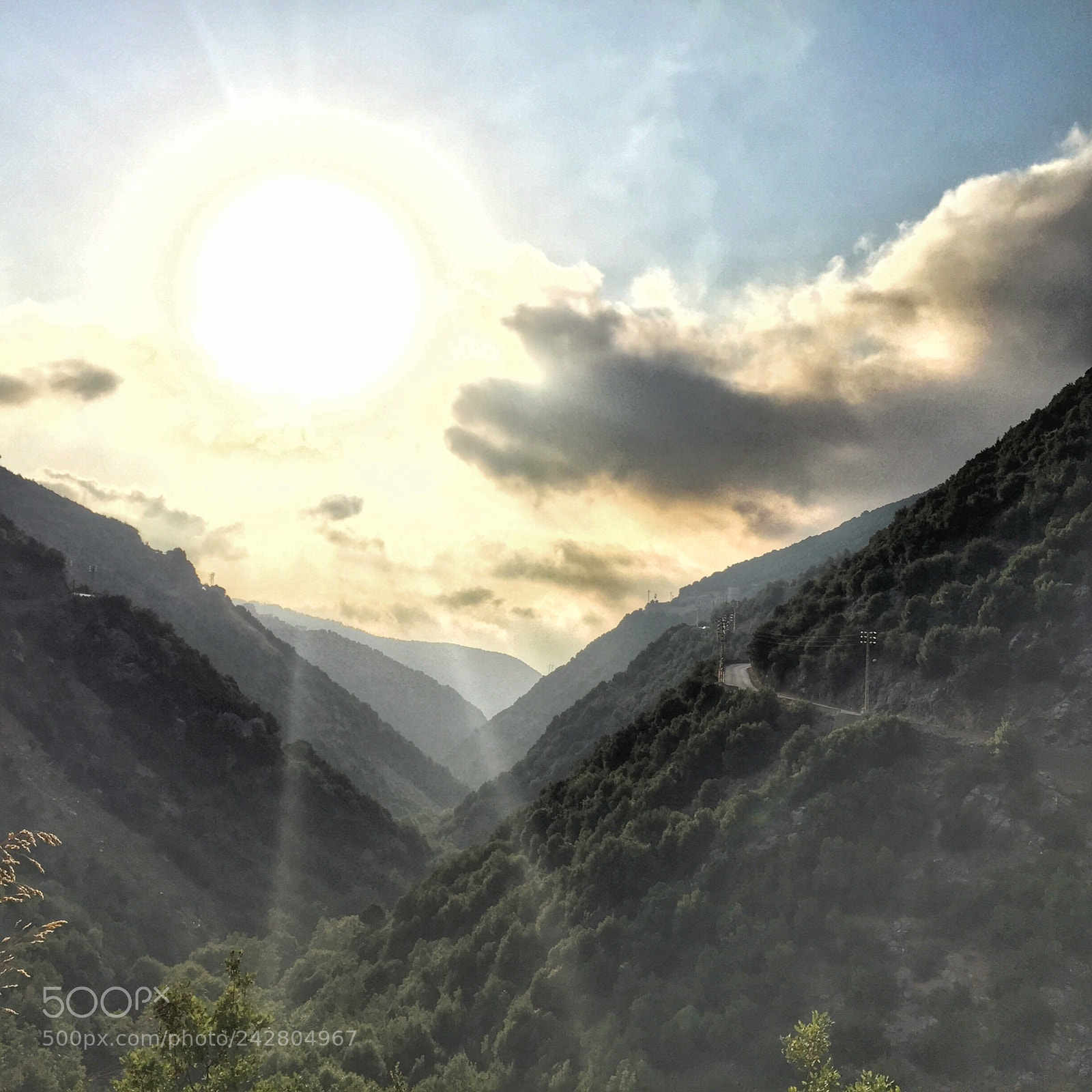 Apple iPhone 6 sample photo. Shading mountains photography