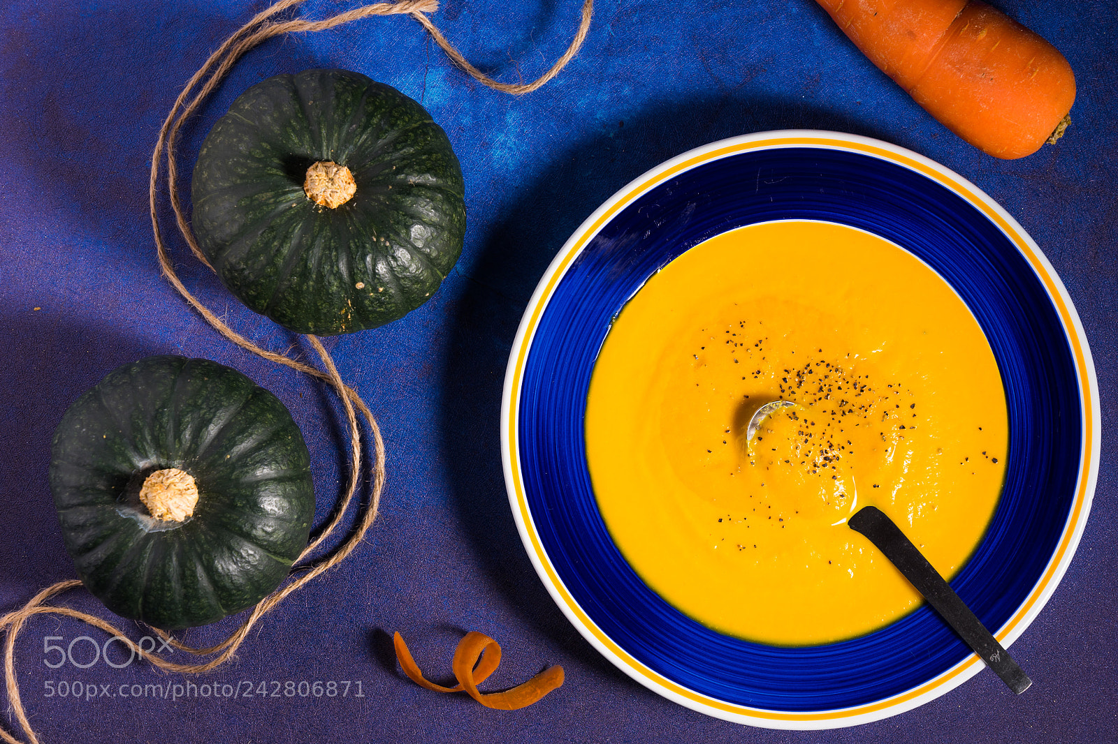Sony a7 II sample photo. Pumpkin soup with decoration photography