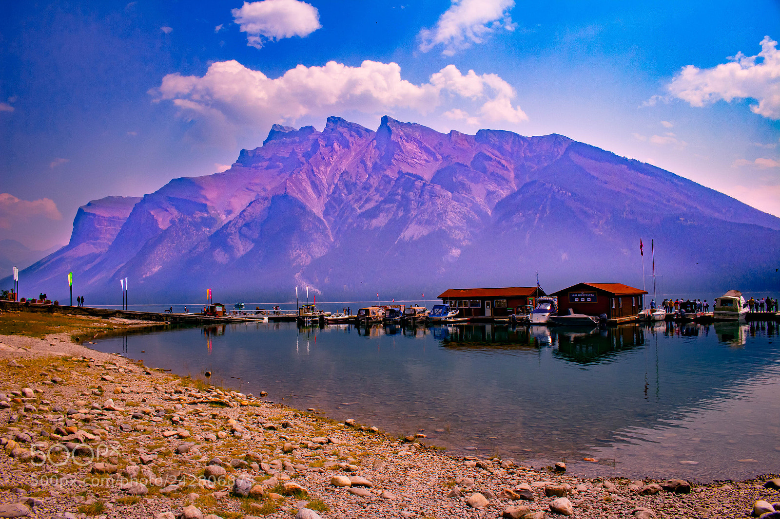 Canon EOS 100D (EOS Rebel SL1 / EOS Kiss X7) sample photo. Lake and cascade mountain photography