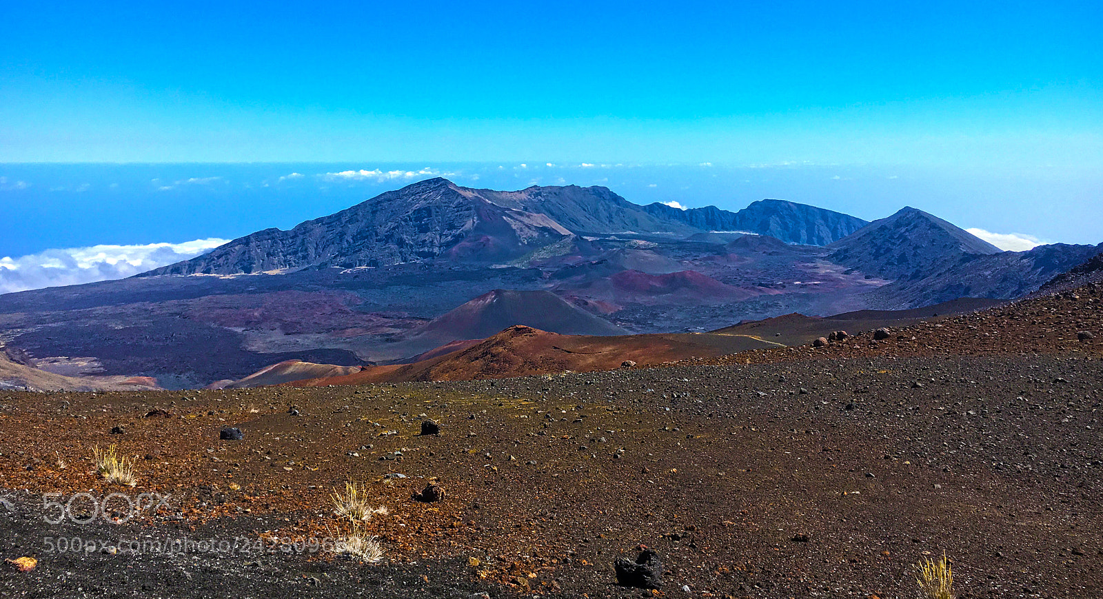 Apple iPhone 6s sample photo. Clear day at haleakala photography