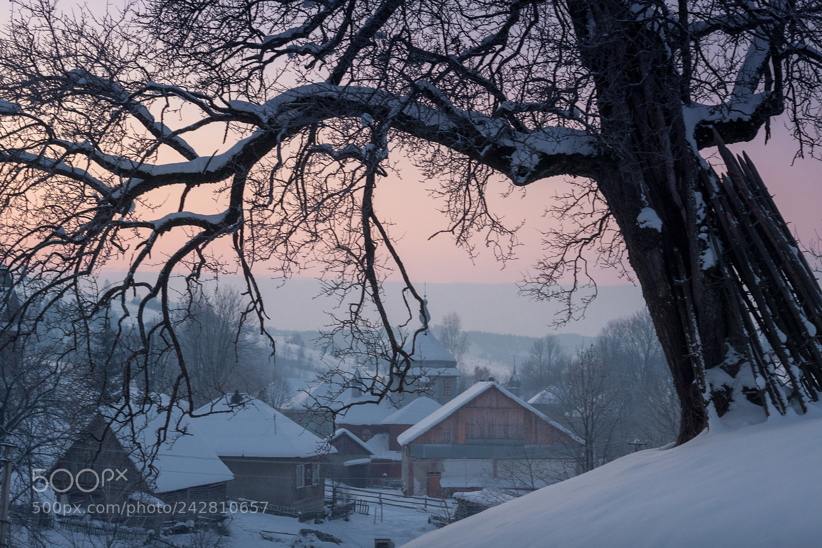 Canon EOS 40D sample photo. Winter morning photography