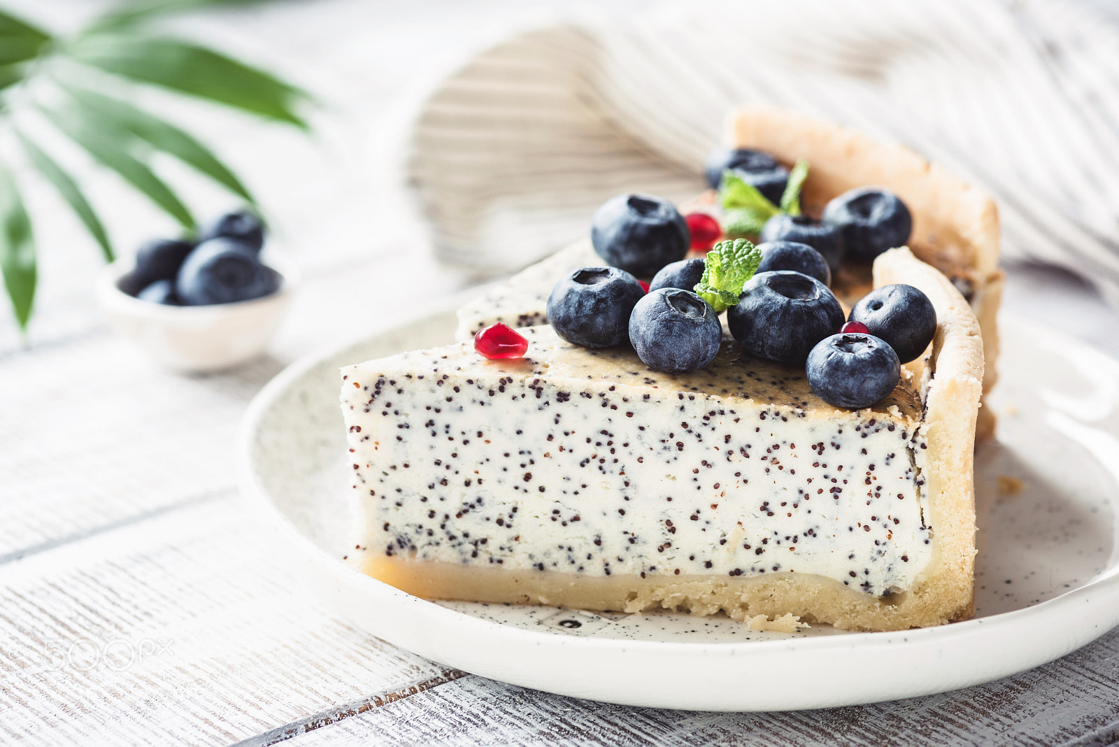 Nikon D810 sample photo. Cheesecake with poppy and photography