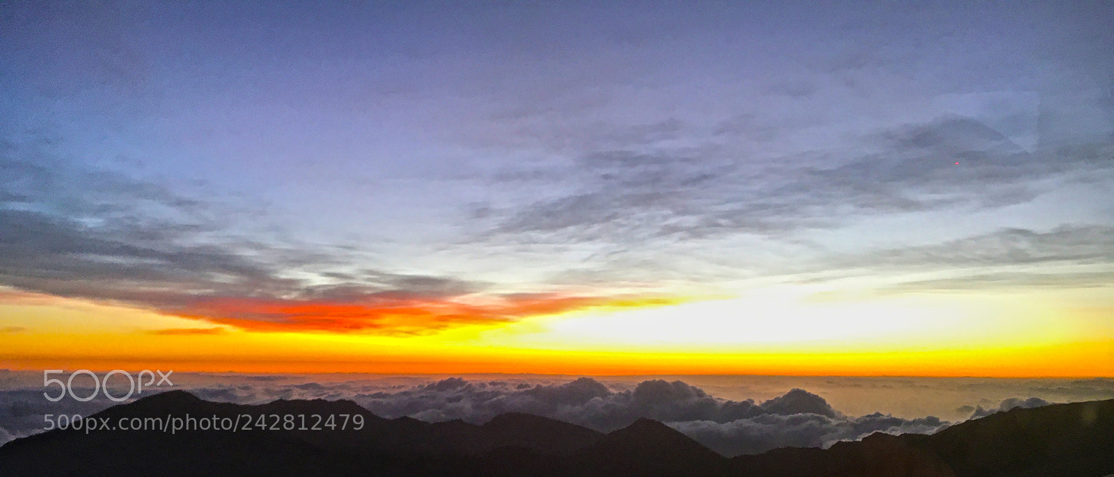 Apple iPhone 6s sample photo. Sunrise over haleakala photography