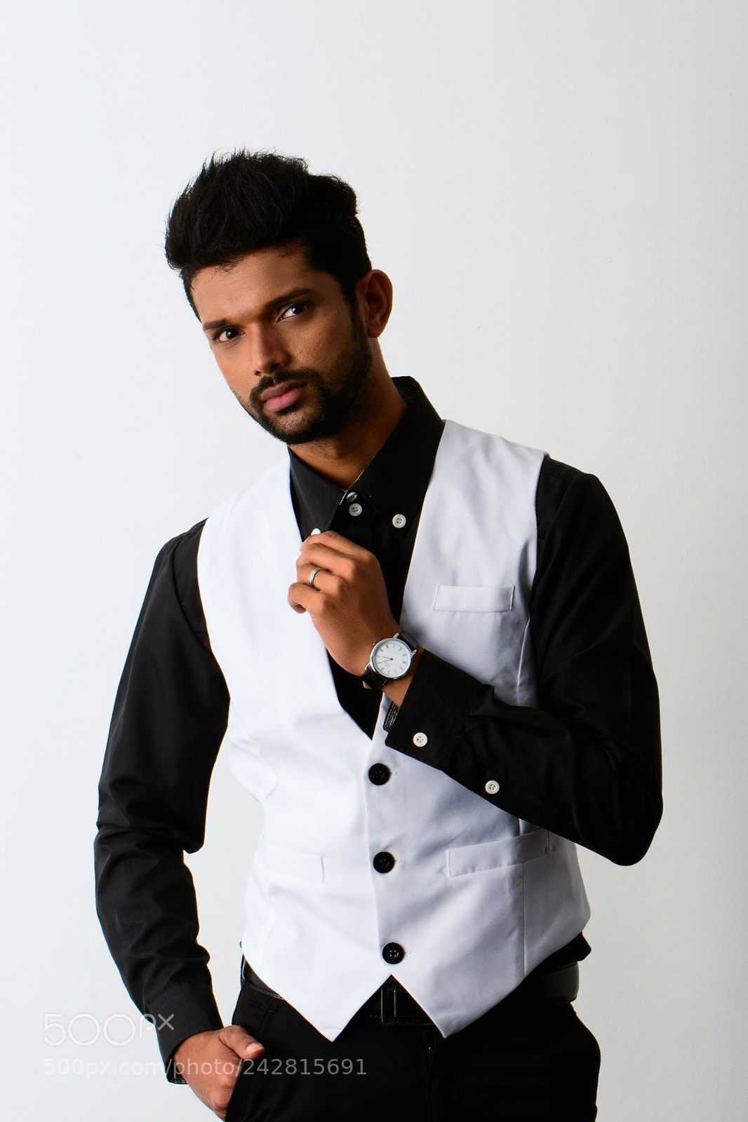 Nikon D7100 sample photo. Male with waist coat photography