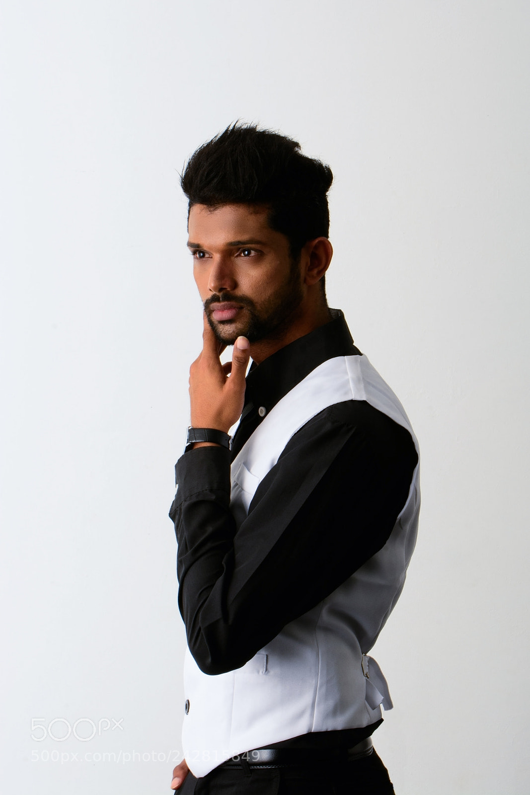 Nikon D7100 sample photo. Male with waist coat photography