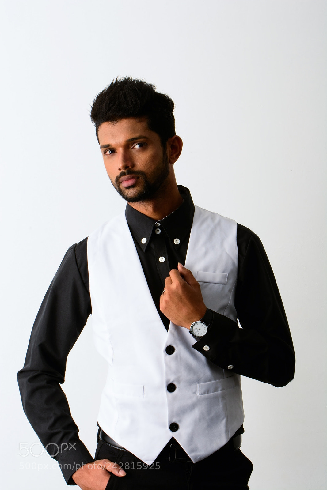 Nikon D7100 sample photo. Male with waist coat photography