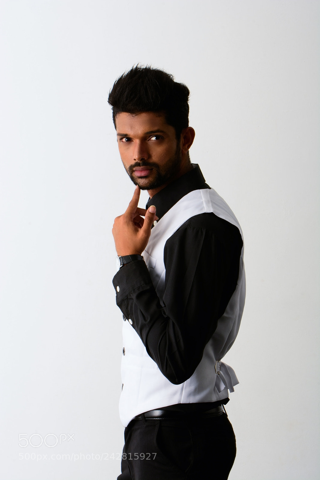 Nikon D7100 sample photo. Male with waist coat photography