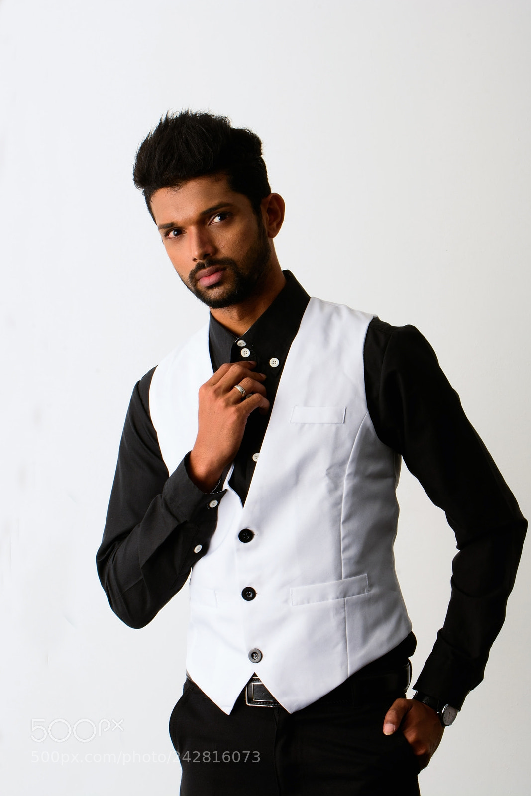 Nikon D7100 sample photo. Male with waist coat photography