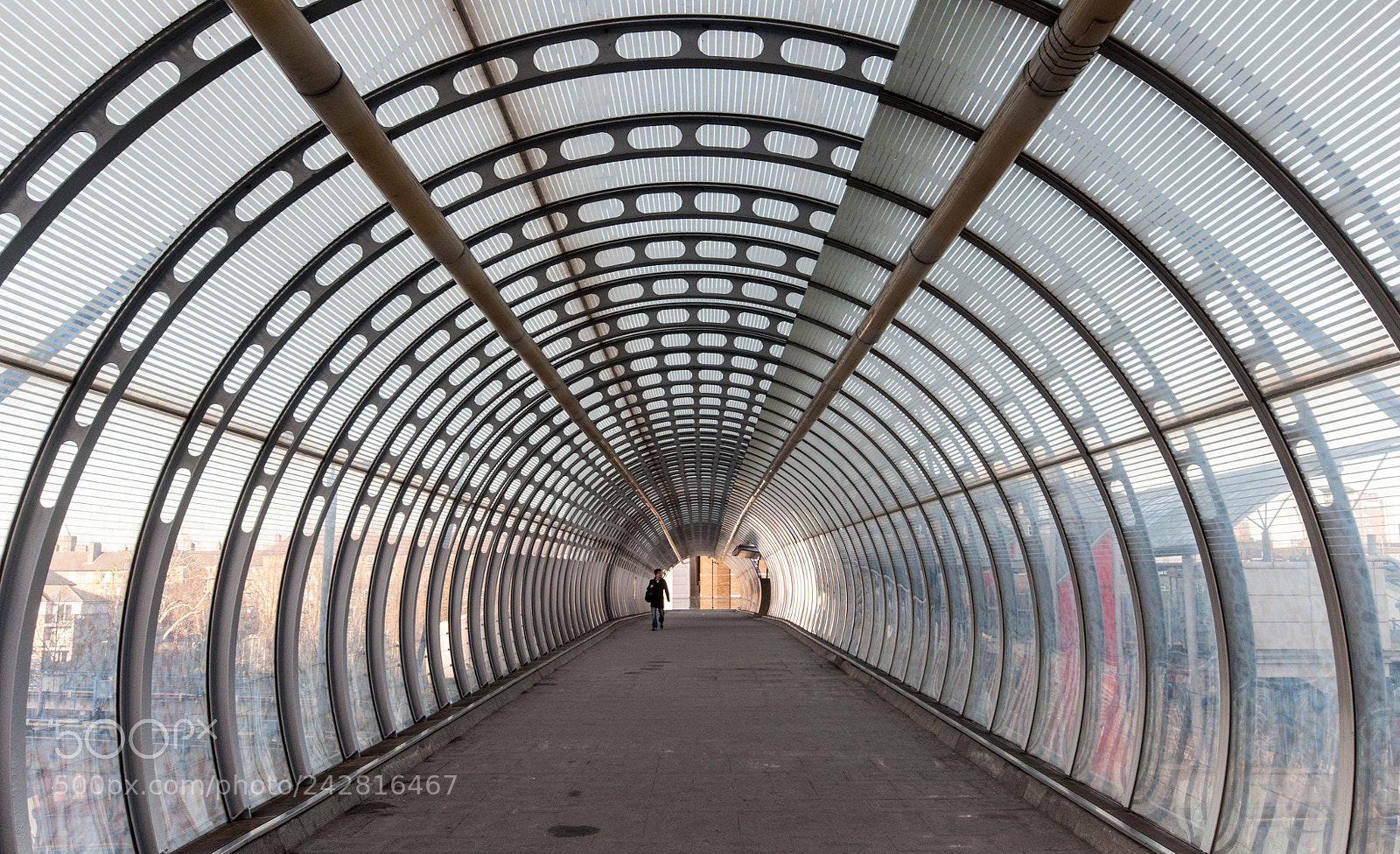 Nikon D90 sample photo. Docklands pedestrian bridge photography