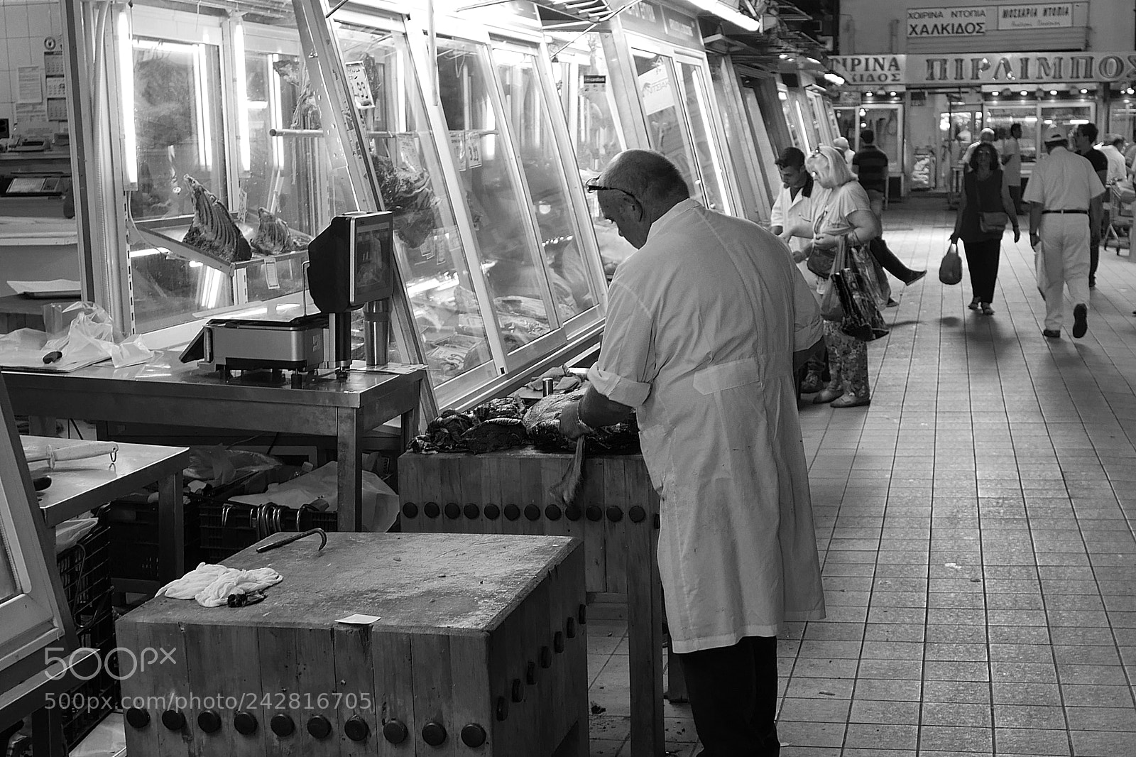 Panasonic Lumix DMC-LX100 sample photo. The butcher. photography