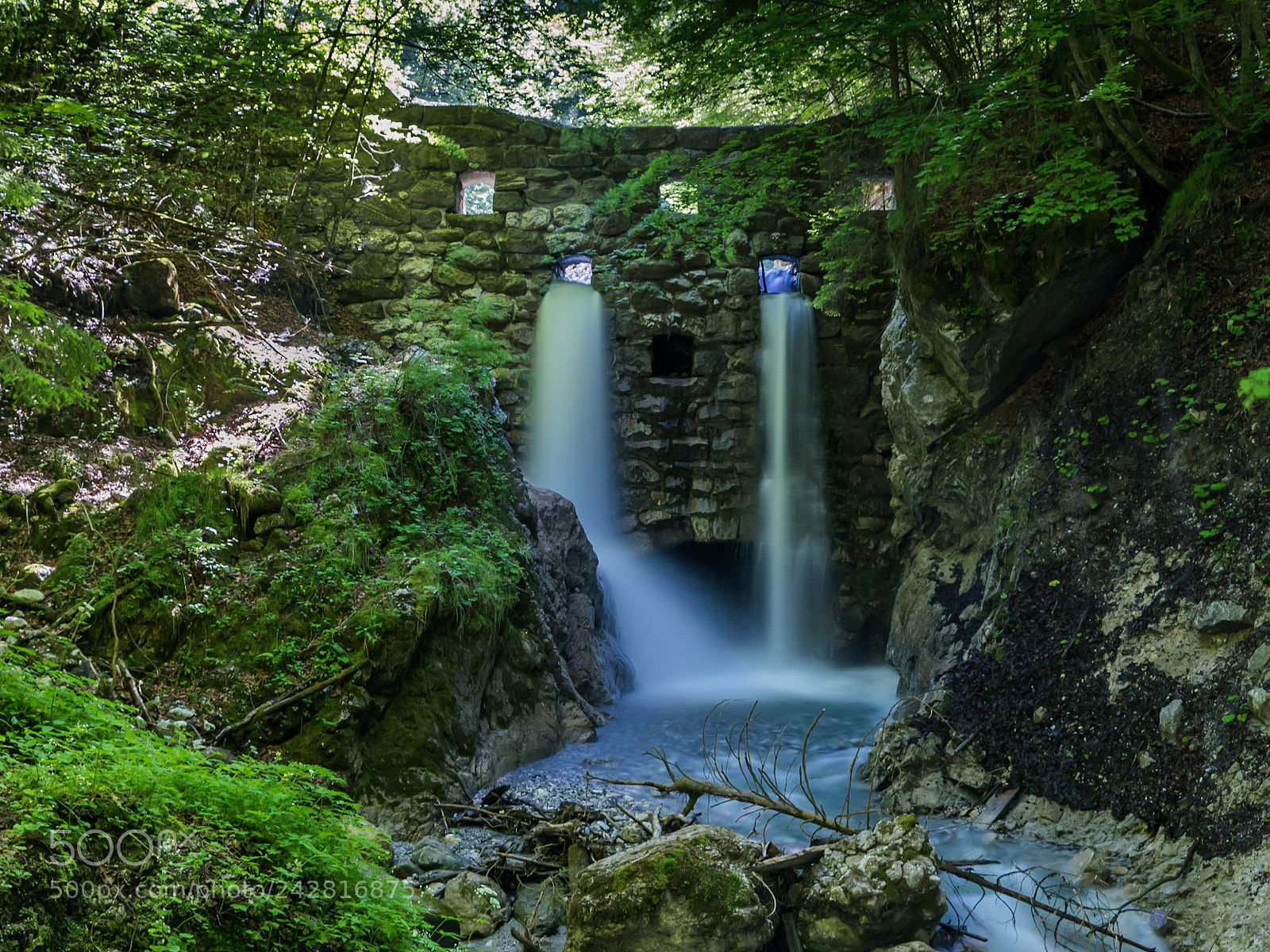 Sony a7 II sample photo. Waterfall photography