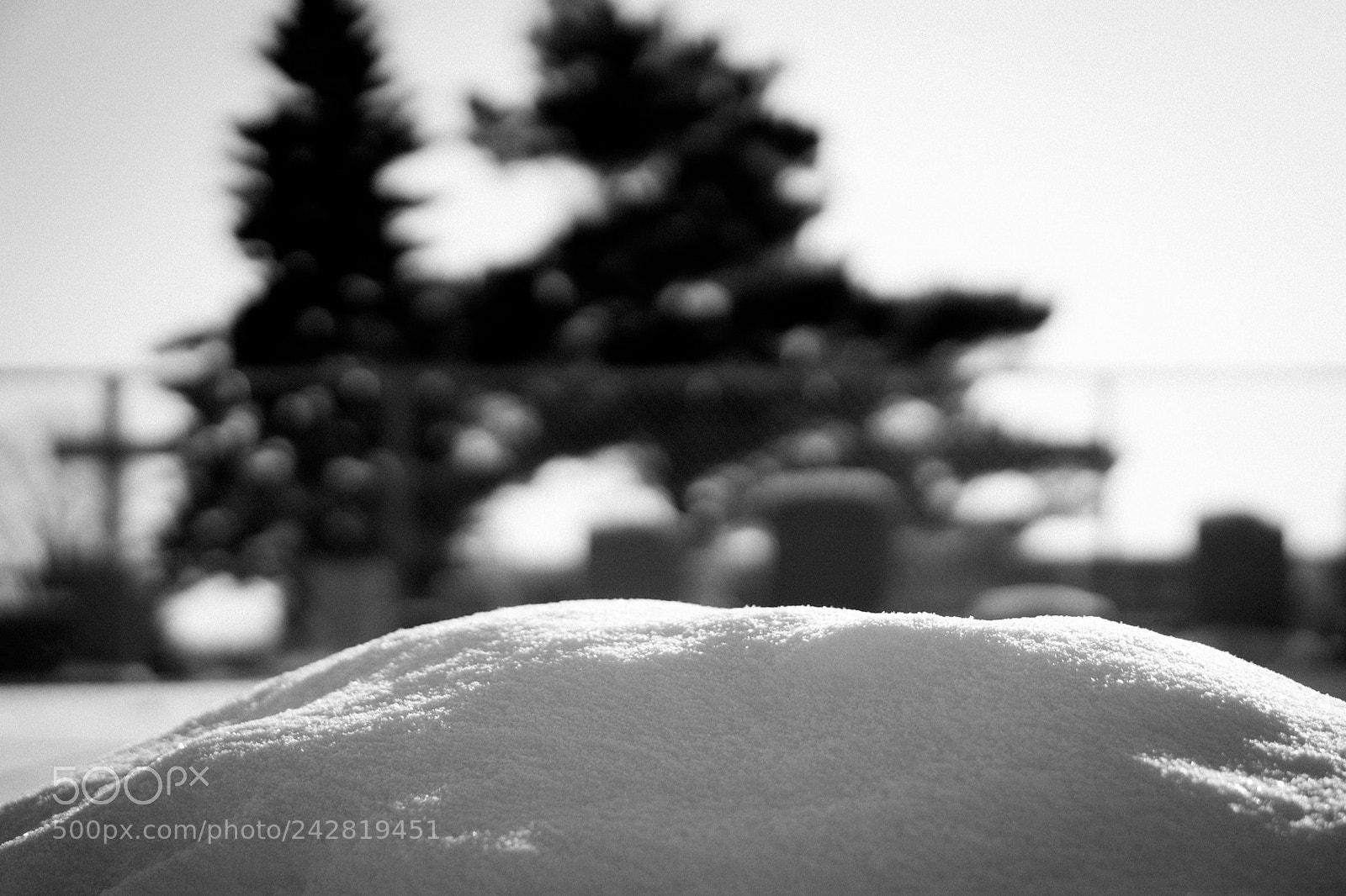 Sony a6300 sample photo. Snowy hill photography