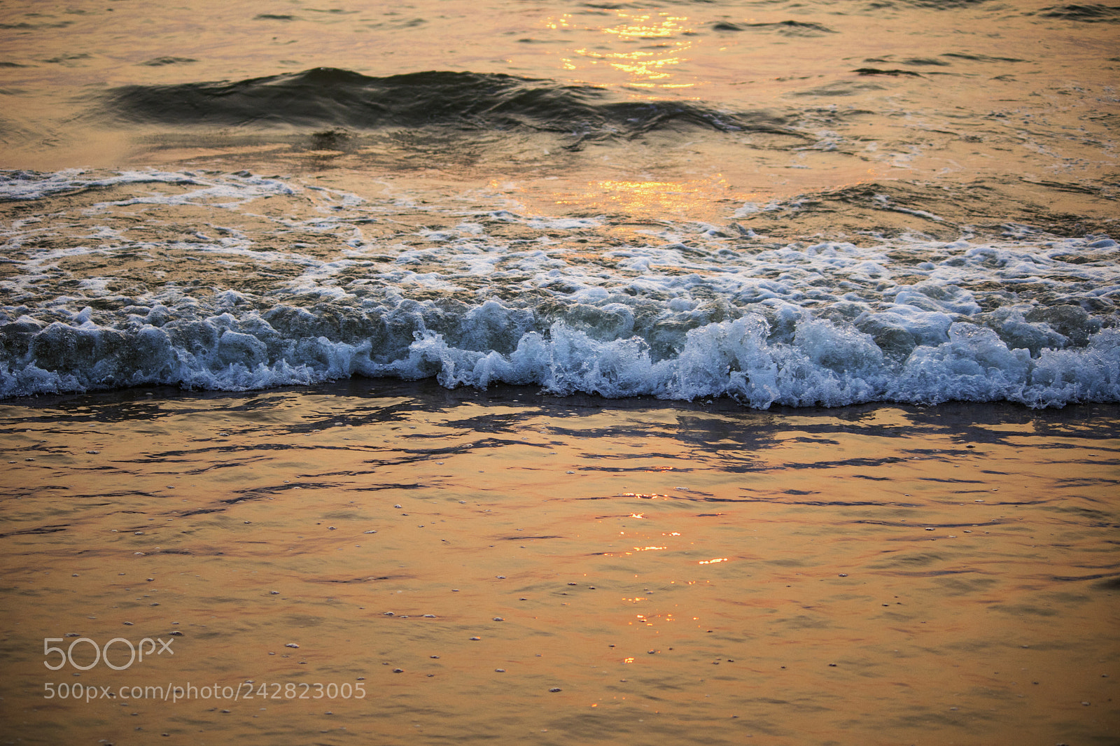 Canon EOS 750D (EOS Rebel T6i / EOS Kiss X8i) sample photo. Sunset waves photography