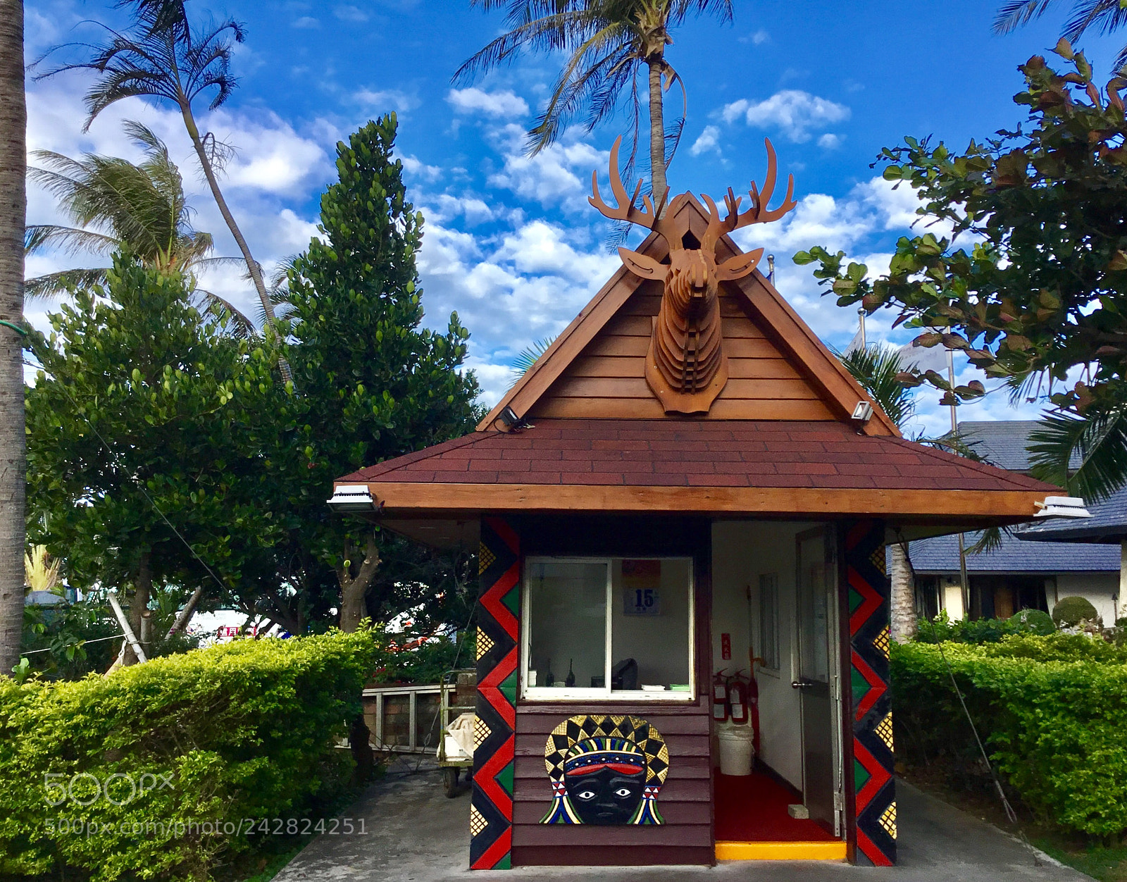 Apple iPad sample photo. The lodge guard shack photography