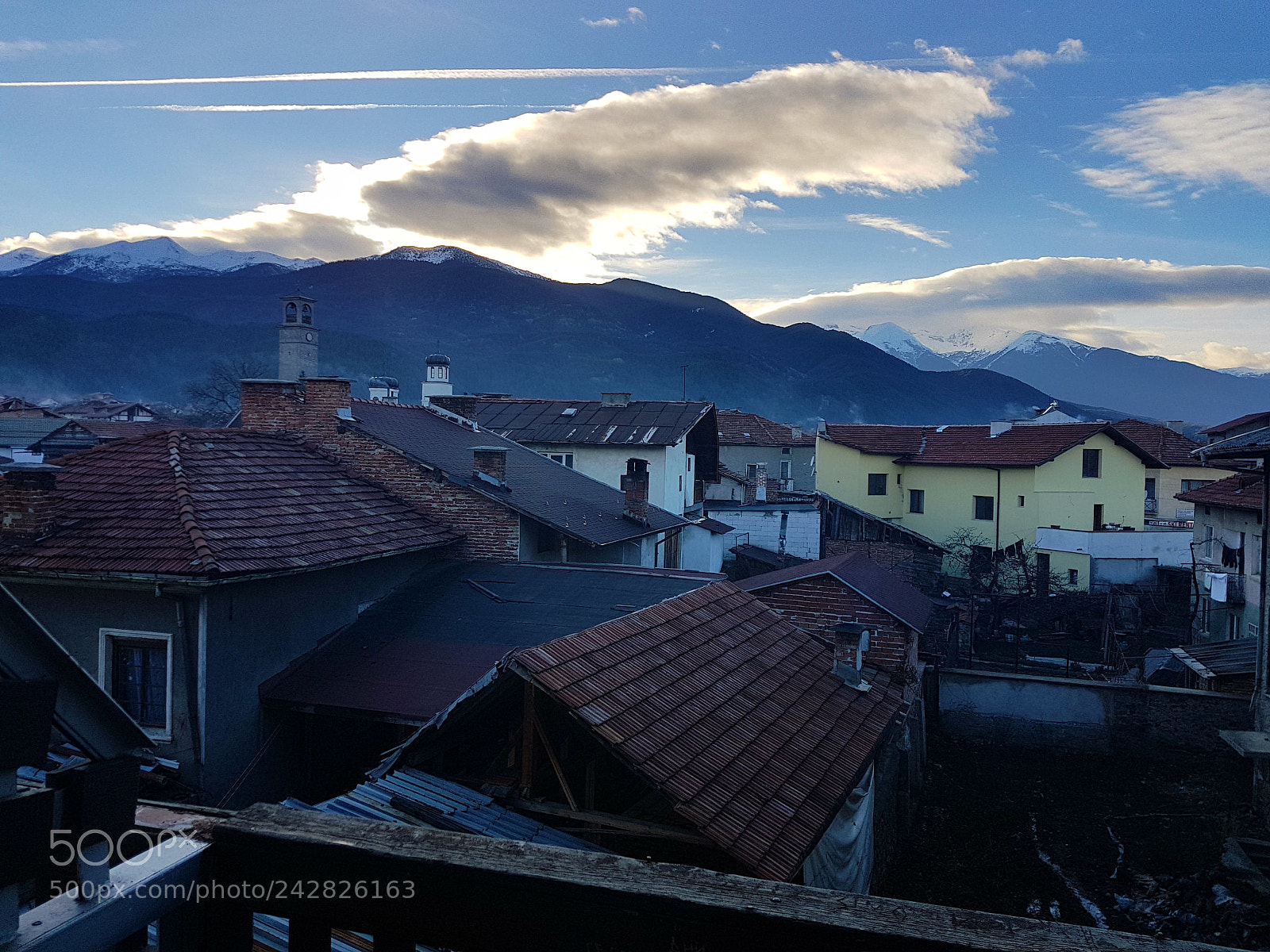 Samsung Galaxy S7 Edge sample photo. Sunset over dobrinishte photography