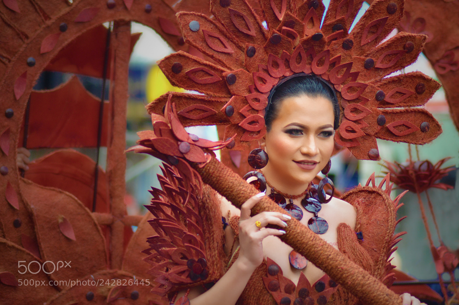 Nikon D3100 sample photo. Goddess in red photography