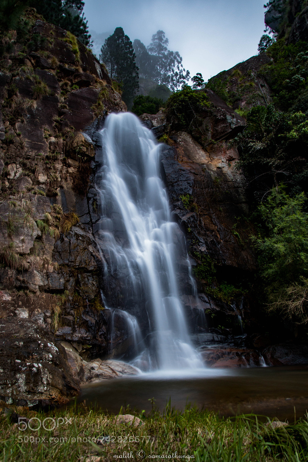 Canon EOS 70D sample photo. Bambarakanda waterfall photography